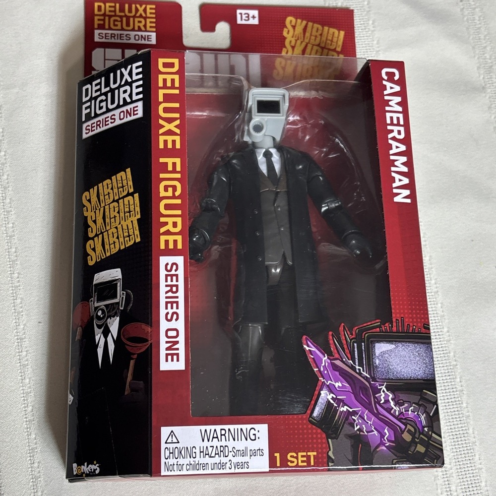 Skibidi Toilet Cameraman 6" Deluxe Action Figure Brand New Series One Toy